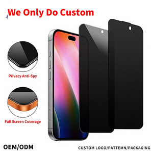 ฟิล์มกันรอยแบบป้องกันการมองเห็น 28 องศา สำหรับ iPhone 18 Pro Max กระจกนิรภัยป้องกันการมองลอก ป้องกันรอยขีดข่วน - Product Image 1