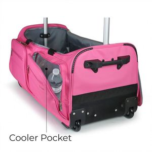 Échantillon Gratuit : Sac de Voyage à Roulettes Pliable avec Porte-Vêtements Intégré pour Costumes de Danse et Bagages - Product Image 4