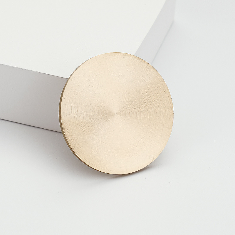 Placa de cobre en blanco de 45 mm con sello en relieve (una pieza)