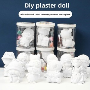 Rompecabezas de Yeso para Niños, Muñeca de Yeso para Colorear, Manualidades 3D, Juguete Pintado a Mano de 11 cm, para Niños de 4 a 6 Años, Tema de Animales y Naturaleza, Venta al por Mayor - Product Image 2