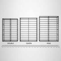 Composant de remplacement en métal de luxe pour sommier de lit King Size, accessoire de rechange en vrac pour l'assemblage de meubles et la production en usine