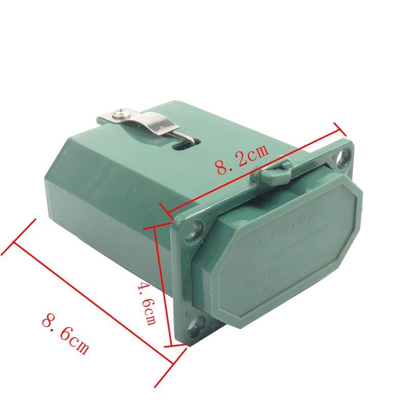 Press-type battery compartment