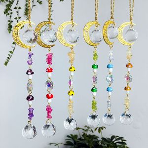 Nuevos accesorios originales <span class=keywords><strong>de</strong></span> Luna, pequeños hongos, ráfaga <span class=keywords><strong>de</strong></span> flores, grava <span class=keywords><strong>de</strong></span> cristal, adornos para coche, atrapamoscas - Product Image 6
