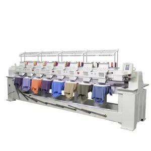 Высокоскоростная вышивальная машина с 8 головками и 12 иглами, цена на 6, 12, 15 головок, 15-контактный аппарат для монограммирования футболок с системой Dahao