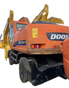 Doosan-Excavadora de ruedas de 21 toneladas, con caja de cambios y bomba de componentes básicos, de segunda mano, Doosan - Product Image 1