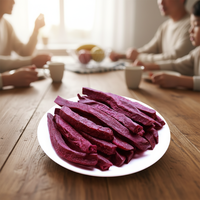 Chips de patate douce violettes croustillantes et saines, certifiées HALAL, Casher, BRC, prêtes à consommer, en boîte, vente en gros usine