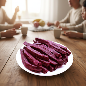 Patatine di Patate Dolci Viola Croccanti e Salutari, Certificate HALAL Kosher BRC, Pronte da Mangiare, Confezione all'Ingrosso - Product Image 4