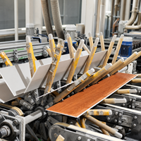 Plancher SPC en gros de l'usine chinoise, étanche, antidérapant, à clipser, LVT LVP, pour projets de construction en gros volume