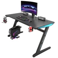 Bureau de jeu électrique réglable pour le travail de bureau avec largeur et hauteur de table d'ordinateur extensibles