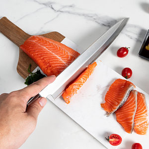 Nhật Bản 300mm slicing Sashimi dao 5cr15 sakimaru Sushi dao thép không gỉ Sushi dao với Wenge gỗ xử lý - Product Image 6