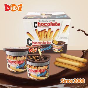 OEM Candy Wholesale Custom Private Label Halal Snacks Dubai Chocolate <strong>Dip</strong> Cups Biscuit Dipping Sauce Cup for Children ODM - Product Image 2