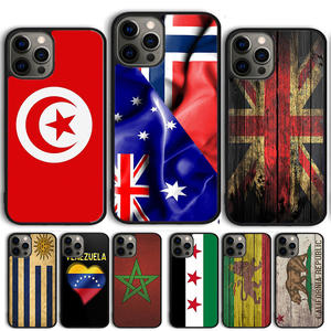 Coque Téléphone Drapeau Maroc Syrie Pakistan <span class=keywords><strong>Tunisie</strong></span> Venezuela pour iPhone 15 16 14 13 12 Pro Max Mini 11 Pro Max XS XR Plus SE - Product Image 1
