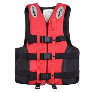 Chaleco Salvavidas LONGMVO Naranja de Tela Oxford, Alta Flotabilidad, Ayuda de Supervivencia para Hombres, Equipo de Seguridad para Pesca y Navegación - Product Image 6