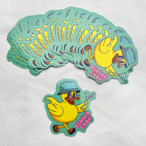 Autocollant personnalisé en vinyle imperméable découpé sur mesure, impression de logo d'entreprise en vinyle coloré, autocollants de dessins animés - Product Image 2