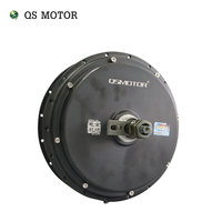 QS/SIA 17/18/19 pouces 3000W 205 50H V3TI 650 tr/min 3/4/5T Kit de roue de moteur de moyeu de roue à rayons pour roue arrière et avant de vélo électrique