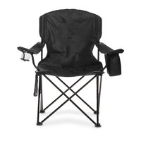 Chaise pliante d'extérieur portable pour pique-nique, barbecue, jardin, plage, camping en métal avec porte-gobelet