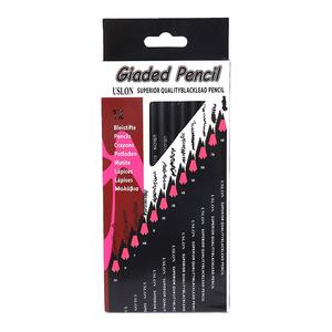 Ensemble de stylos à <span class=keywords><strong>croquis</strong></span> professionnels ensemble de papeterie de dessin animé 12 pièces boîte 2H-8B <span class=keywords><strong>croquis</strong></span> dessin peinture Art crayons - Product Image 1