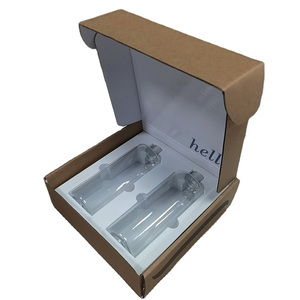 Impresión personalizada Laminación brillante Papel corrugado <span class=keywords><strong>Caja</strong></span> <span class=keywords><strong>de</strong></span> embalaje vacía para computadora portátil con inserto - Product Image 5