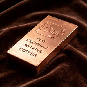 Barre de cuivre massif de 1 kg de qualité laboratoire, gravée avec les informations sur l'élément, matière première, vente en gros, directement du producteur - Product Image 6