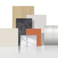Panneau mural en placage de bois WPC, décoration intérieure, revêtement mural, imperméable, résistant à l'humidité, plusieurs couleurs disponibles