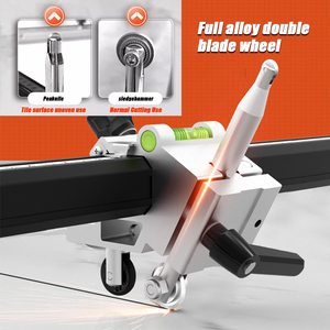 Tagliapiastrelle a T Professionale Industriale da 2000mm, Utensile Manuale con Guida a Binario per il <span class=keywords><strong>Taglio</strong></span> di <span class=keywords><strong>Piastrelle</strong></span> in Ceramica e Gres Porcellanato di Grande Formato - Product Image 2