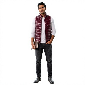 Gilet matelassé sans manches en toile Hiver 2026, personnalisable avec logo, imperméable, séchage rapide, respirant, pour hommes, prix raisonnable - Product Image 1