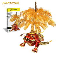 Piececool-rompecabezas 3D de Metal para regalo, rompecabezas de estilo Feng Shui para decoración de hogar, oficina, tienda, negocios, regalo artesanal