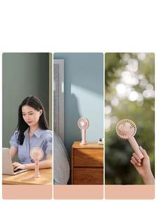 Article promotionnel 2025 pour le marketing, ventilateur portable avec plusieurs options de couleurs, ventilateur à main avec support pour téléphone, cadeau de voyage pour hommes/femmes - Product Image 4