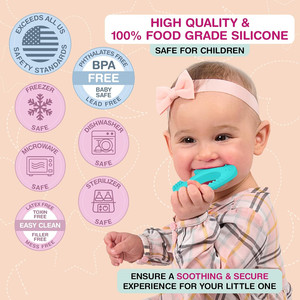 ของเล่นกัดรูปช้างสำหรับเด็กทารกช่วยบรรเทาอาการเจ็บ<span class=keywords><strong>เหงือก</strong></span> - Product Image 3