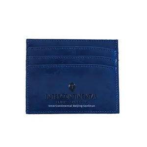 Porte-cartes <span class=keywords><strong>de</strong></span> visite en PU <span class=keywords><strong>de</strong></span> qualité hôtelière, couleur unie, sans fermeture, portable, boîte cadeau publicitaire, vente en gros, pour cartes d'identité, VIP et usage en chambre d'hôtel - Product Image 5