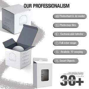 Protecteur d'écran biodégradable Emballage <span class=keywords><strong>en</strong></span> carton fin <span class=keywords><strong>en</strong></span> deux parties avec logo personnalisé emballage <span class=keywords><strong>en</strong></span> papier rigide au détail - Product Image 5