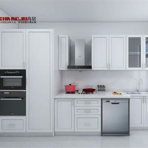 <span class=keywords><strong>I</strong></span> Shaped Modular Rta New Product Custom Kitchen Cabine Matte White - Product Image 1