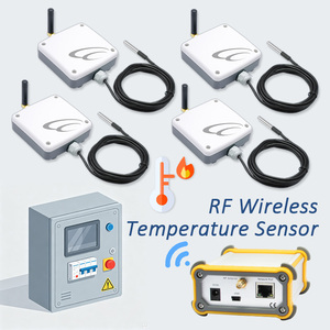 <b>Wireless</b> Contact <b>Temperature</b> <b>Sensor</b> Kit Metal Probe Real-time Alarm Anti-overload APP Real-time View - Product Image 1