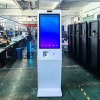 Kiosco de Autopago para Supermercado con Pantalla Android de 32 Pulgadas, Soporte para Punto de Venta y Escáner de Código de Barras