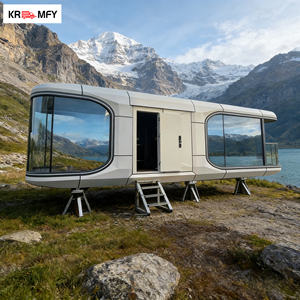 Contenedor Móvil de Lujo Comercial, Casa Cápsula Moderna Tipo Cabaña Espacial - Product Image 1