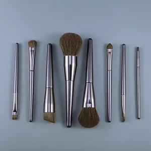 2022 Best Selling Custom Logo Free Samples 8 Pcs Professional Makeup Brush Set