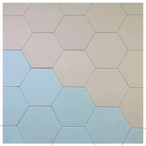 Hexagone insonorisé haute densité auto-adhésif 100% PET Polyester fibre panneau acoustique insonorisé bâton sur panneaux muraux - Product Image 1