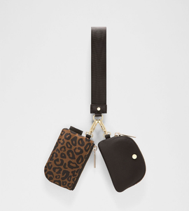 Porte-clés et porte-monnaie étanche à double pochette avec fermeture éclair, couleur unie, pour clés, cartes et monnaie, style mode, de notre entrepôt américain - Product Image 3