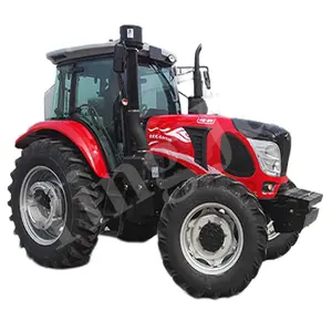 Tarım Mini 4WD traktörleri 50hp 60hp çiftlik tekerleği çim biçme traktörü