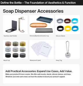 Longan Wholesale Round Shoulder Black 20ml 30ml 50ml 100ML 120ml Botella de suero de vidrio con pipeta cuentagotas - Product Image 6