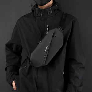 Sac bandoulière personnalisé avec logo, design simple, pour hommes et femmes, sac de poitrine décontracté, sport, mode, voyage, étanche - Product Image 5