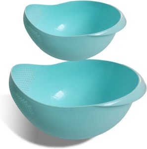 Colador de Arroz, Cesta Filtradora para Limpiar Frutas y <span class=keywords><strong>Verduras</strong></span>, Resistente y Fácil de Usar, Accesorio de Cocina de Grado Alimenticio - Product Image 1