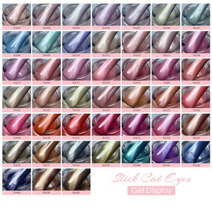 Ensemble de gel pour yeux de chat <span class=keywords><strong>Deroi</strong></span> Slik Moonlight, 48 couleurs, gel pour yeux de chat cristallin, kit de gel magnétique UV, vente en gros, sans TPO ni HEMA - Product Image 2