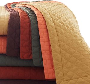 Copriletto Trapuntato King Size <span class=keywords><strong>in</strong></span> Cotone con Motivi Vintage a Righe e Cartoni Animati, Set da 3 Pezzi per Uso Estivo - Product Image 5