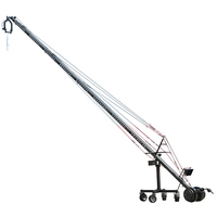Grue de caméra VIRTUECRANE 40 pieds en alliage d'aluminium avec moteurs importés du Japon, moniteur HD 10 pouces et conception étanche – Vente en gros