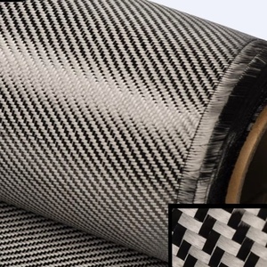 Tela de Fibra de Carbono con Resina Epoxi, Tejido Twill <span class=keywords><strong>3k</strong></span> 200g/m2, 10 Metros Cuadrados, 1 Metro de Ancho y 10 Metros de Largo - Product Image 1