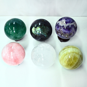 Large <b>Crystal</b> Spheres Wholesale Over 10cm Natural Healing <b>Crystal</b> <b>Ball</b> Sphere for Decoration - Product Image 3