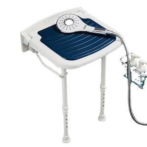You Liang <b>Bathroom</b> Folding <b>Stool</b> Wall Mounted Non Slip Shower Seat <b>For</b> Elderly Pregnant 150 Kg Capacity Standard Size - Product Image 4