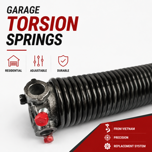 Garage Torsion <b>Springs</b> from Vietnam Residential Adjustable Garage <b>Door</b> <b>Springs</b> Precision Durable Replacement System - Product Image 1