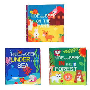 Nouveau-né Tissu Livres Enfants Bébé Jouets <span class=keywords><strong>0</strong></span> 12 <span class=keywords><strong>Mois</strong></span> Apprentissage Précoce Développer Cognize Lecture Puzzle Éducatif Tissu Tissu <span class=keywords><strong>Livre</strong></span> - Product Image 3